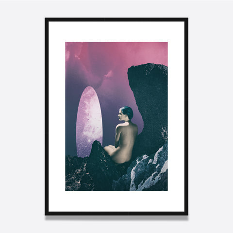 Nude Looking At A Galaxy